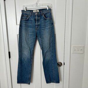Reformation Cynthia High Relaxed Jean Size 28